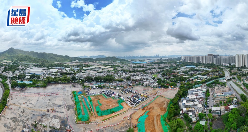 洪水橋片區項目由中國海外、信和、華潤置地（海外）、招商局置地、中國旅遊集團及京東集團6大企業合組的「超級聯軍」 ，以10.3億元投得。資料圖片