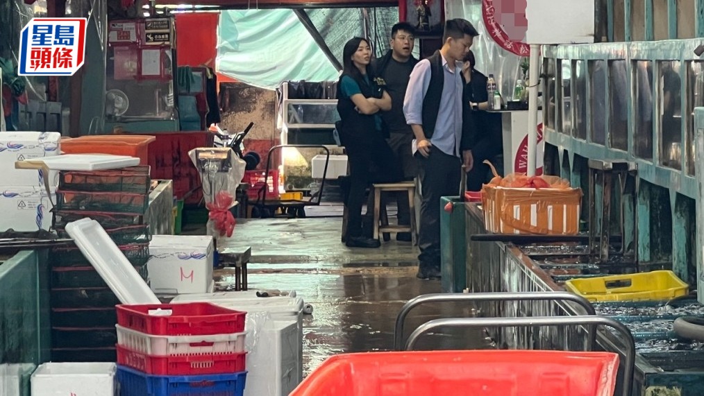 競委會早前聯同警方到香港仔魚巿場展開聯合行動。
