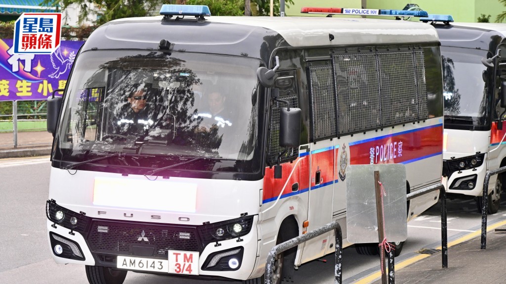 日前警方就10亿日元劫案再拘捕2名分别36岁及28岁男子，案件今于粉岭裁判法院首次提堂。苏正谦摄