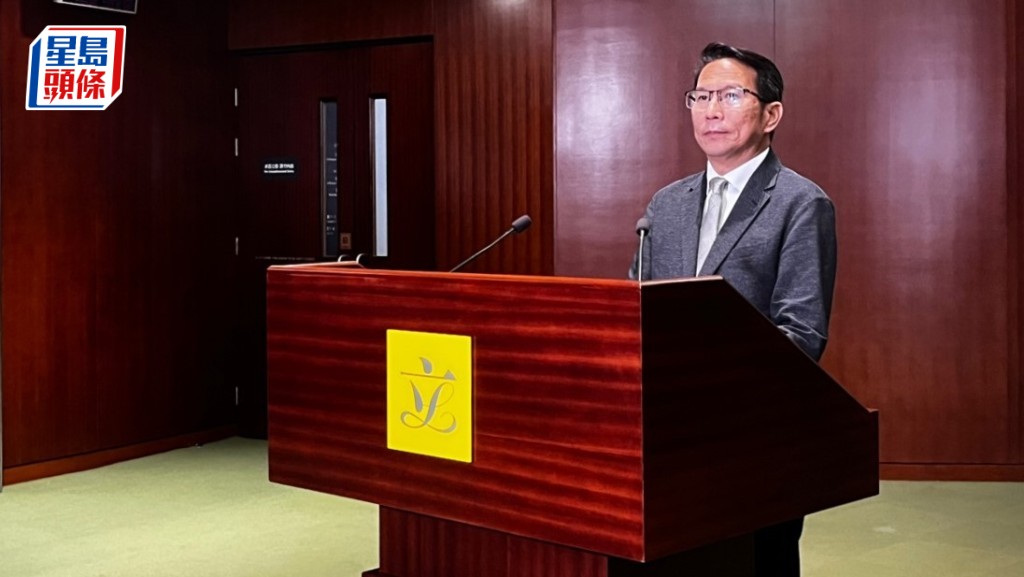 朱國強批評港府不遵國家最新頒布的《教育強國建設規劃綱要》,反向教育界開刀。李健威攝