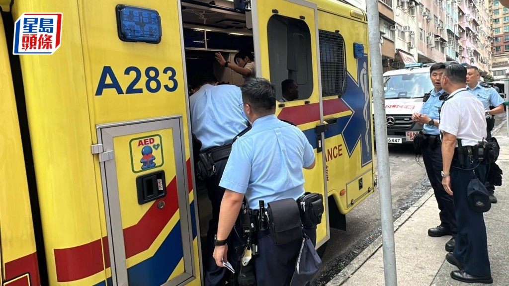 警員到場調查。劉漢權攝