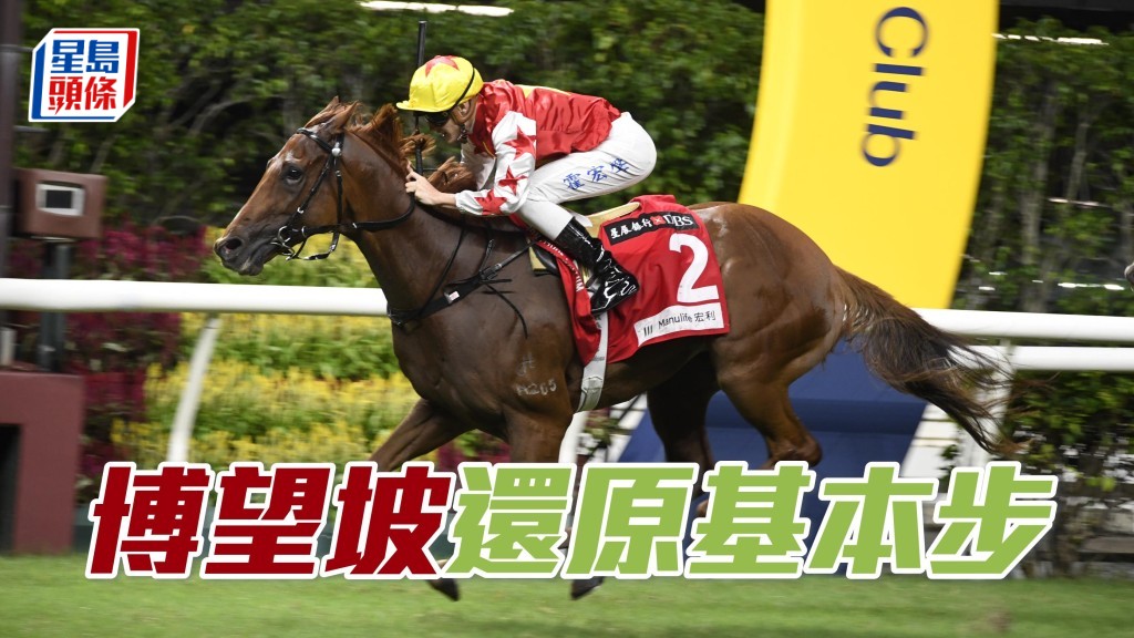 「博望坡」兩敗兼有足夠熱身後，今仗還原基本步除配備，且看是否一如上季520般反底。