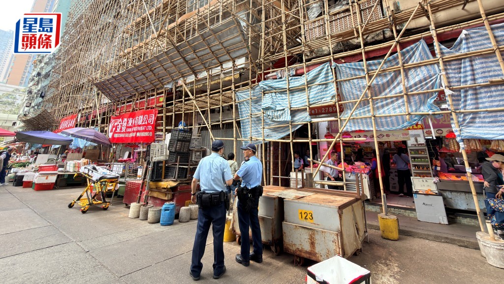 警員到場調查。梁國峰攝