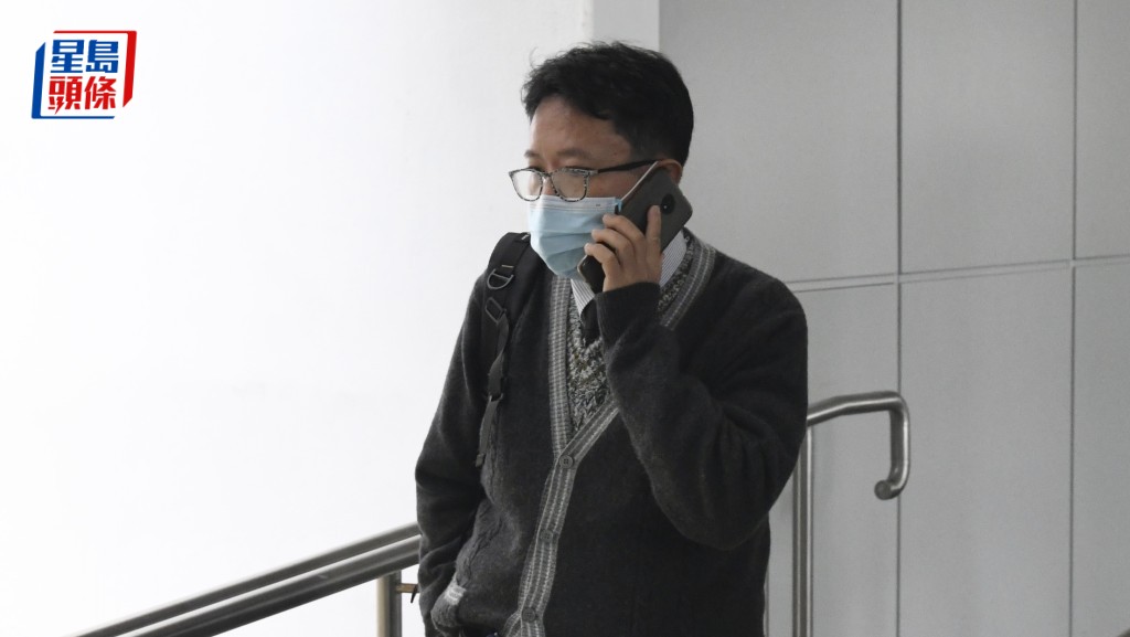 陳培匡醫生供稱,曾於「脅迫」下如實撰寫林伯進行MMSE智能測驗時的情況並簽署。何君健攝