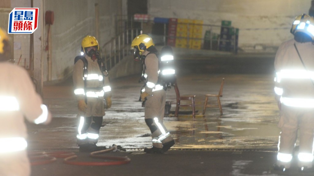 廣田商場通渠工地傳爆炸巨響 3人遭化學物灼傷送院