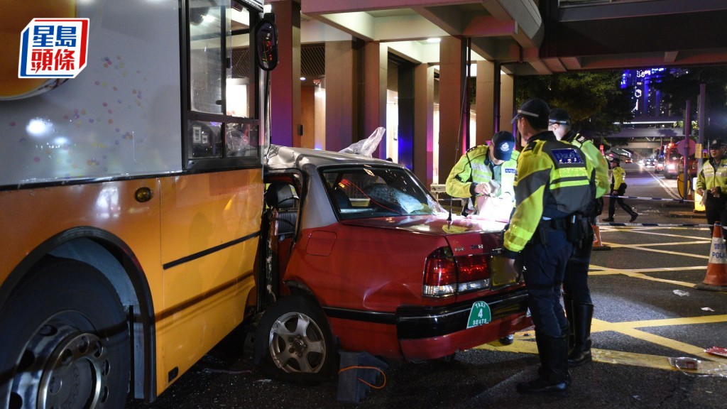 女被告郝逸琛案發日駕駛的士因「睇晒燈」釀兩死車禍。資料圖片
