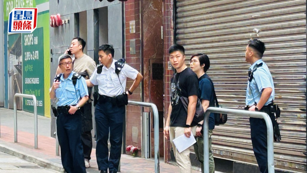 警員到場搜索無果。蔡楚輝攝