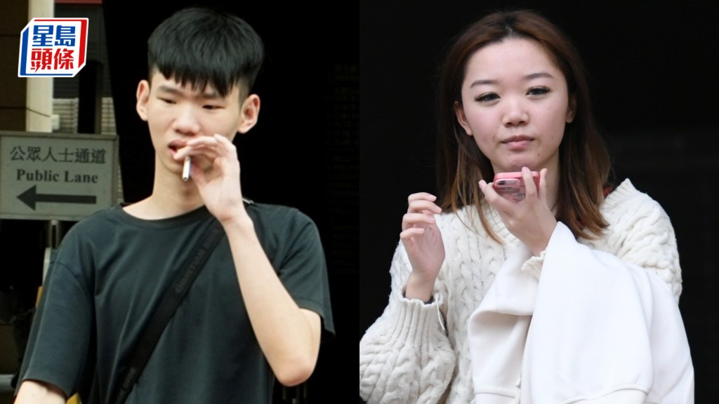被告林子健（左)及黎嘉楹(右)。資料圖片／何健勇攝