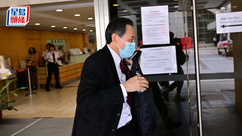 練紹忻否認曾要求當日在場醫生重寫形容林伯訂立遺囑日狀況文字。陳極彰攝