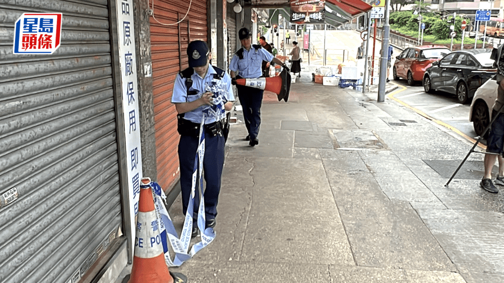 警員到場調查。
