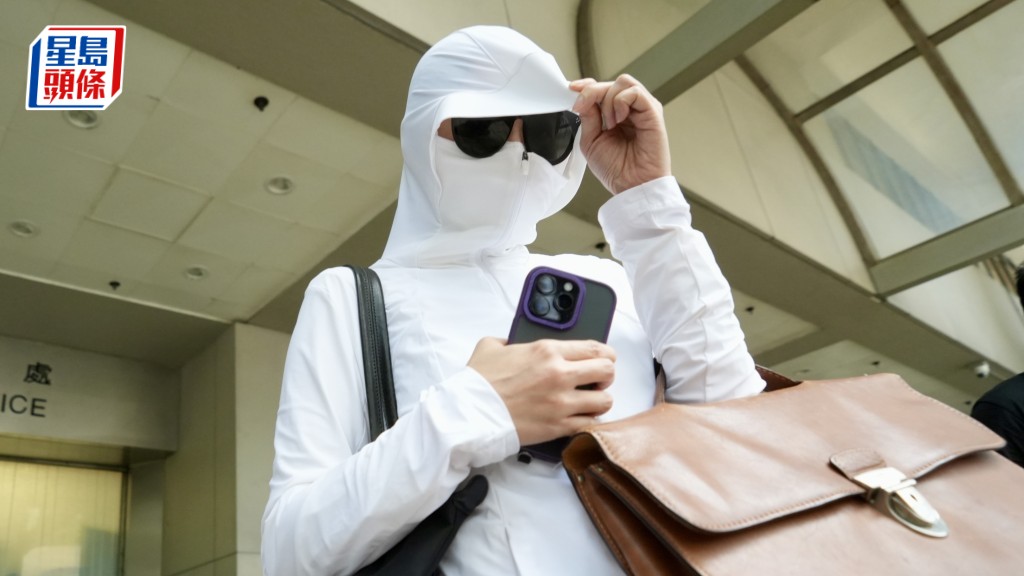 總督察何兆東與妻何妍穎（圖）被指收賄及洩露警方內部資料被控。劉駿軒攝