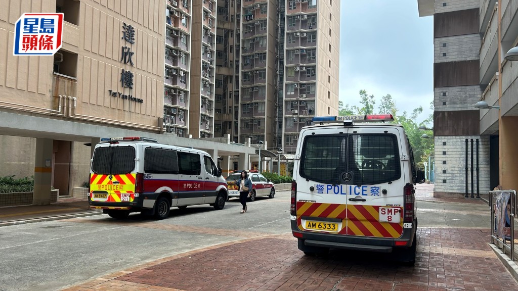 警員到場調查。蔡楚輝攝