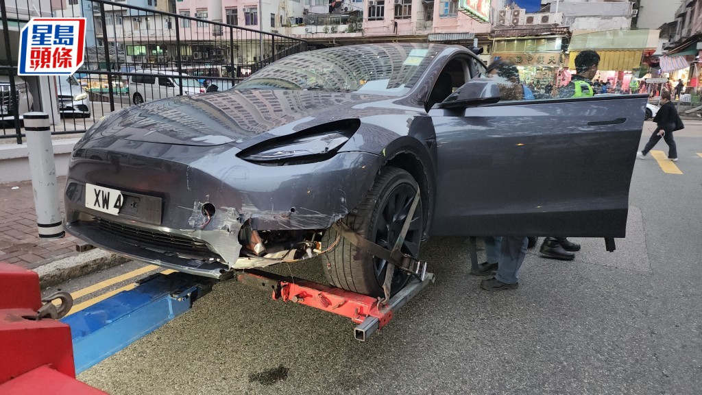 姚雨恩涉危駕Tesla私家車撞傷4途人,擬認罪押後再訊。資料圖片