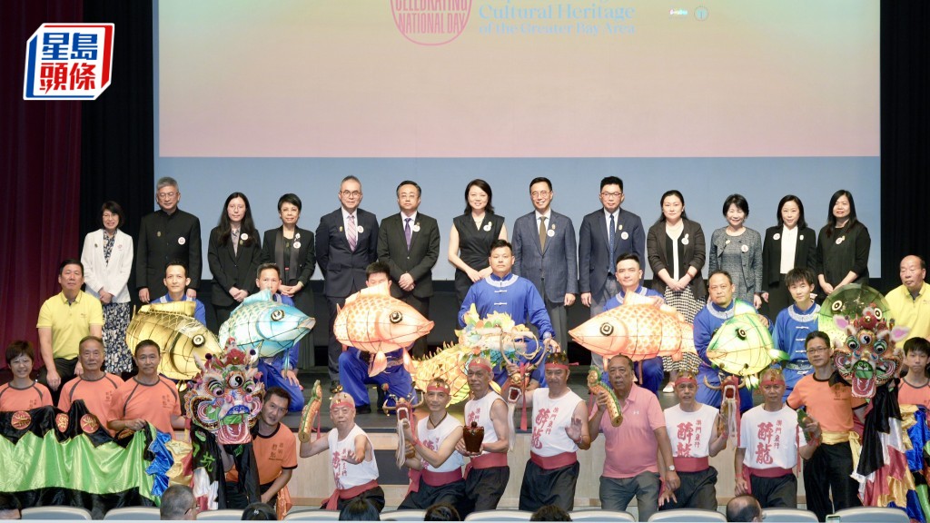 康文署「粵港澳大灣區非遺匯瑞」今起展覽 楊潤雄:粵劇和廣東音樂是中華文化重要代表