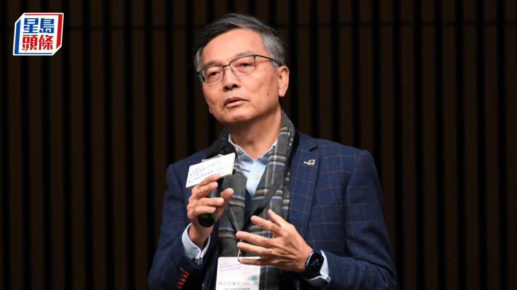 林正財表示會為災民提供精準輔導，不會遺漏任何人。資料圖片