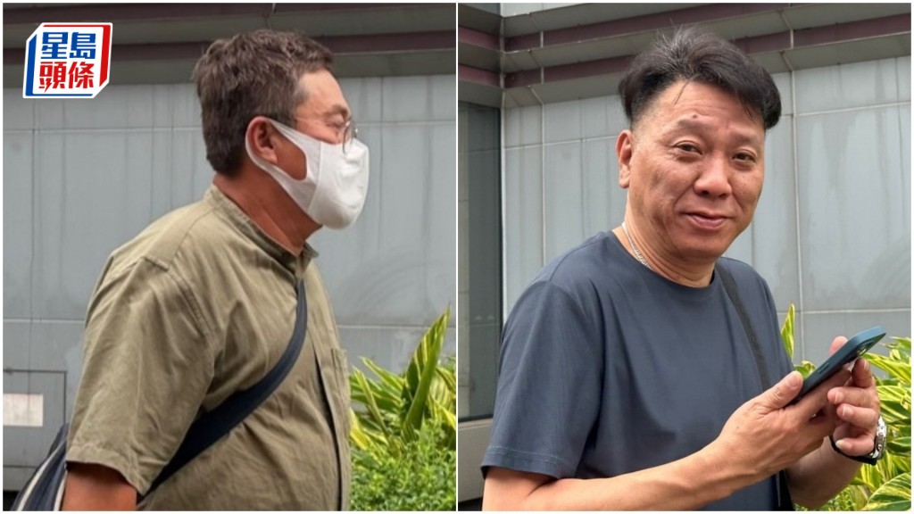 被告左起趙海淩及溫金華。黃巧兒攝