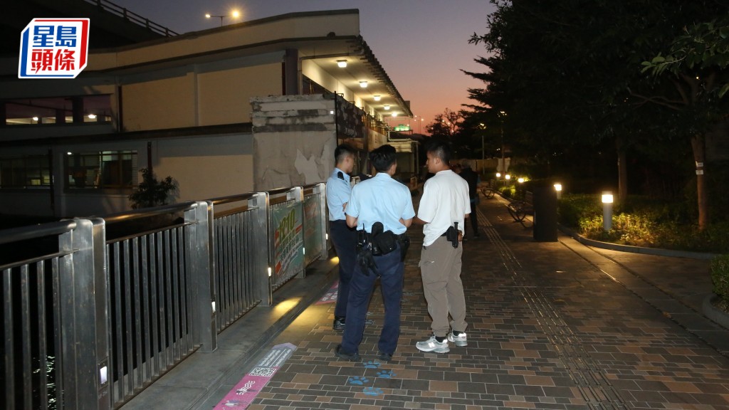 警員到場調查。黎志偉攝