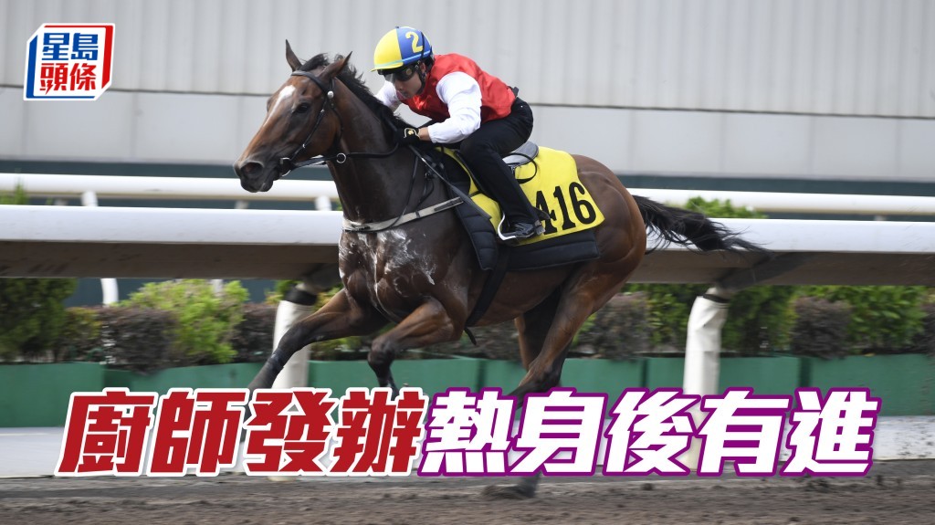 「廚師發辦」季內已跑過一場熱身，今戰或有力跑得更接近。