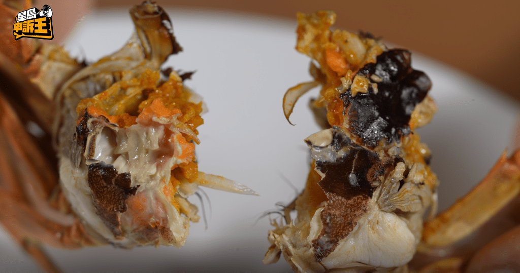 試食專員科公子表示,購自電商品台的大閘蟹最有性價比。 試食專員科公子表示,購自電商品台的大閘蟹最有性價比。