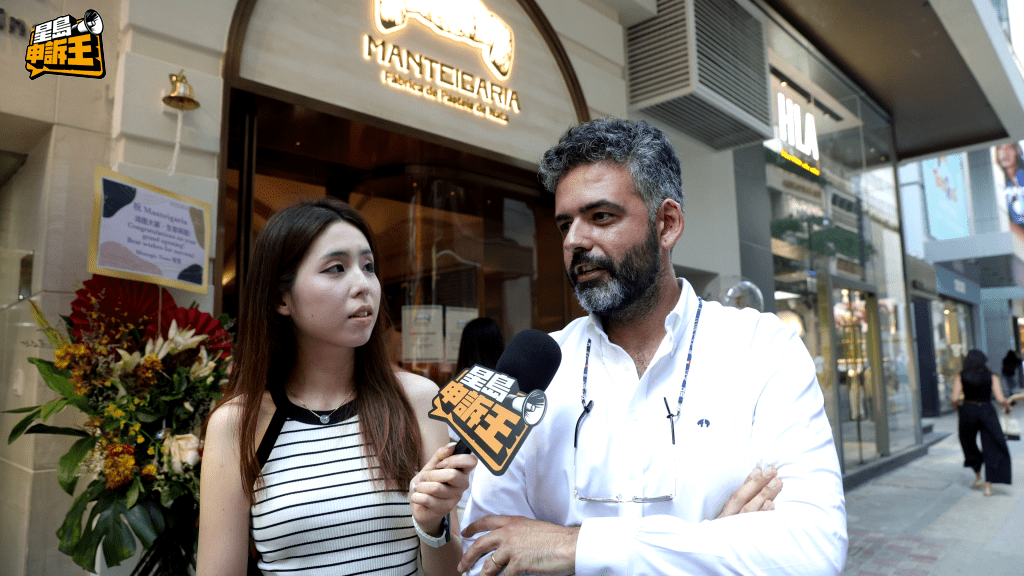 Fábio Pombo指現時香港店舖的配方,已配合港人的口味調整減甜。 Fábio Pombo指現時香港店舖的配方,已配合港人的口味調整減甜。