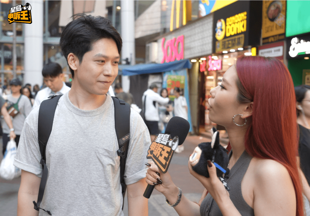 Gigi問市民Alex自己像不像Labubu時，他直說：「似啊！好靚！」。