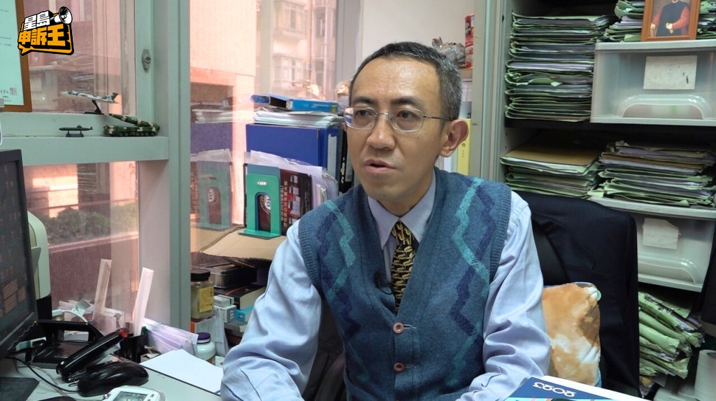 律師曹希聖表示,新買家可透過法律途徑進入單位。 律師曹希聖表示,新買家可透過法律途徑進入單位。