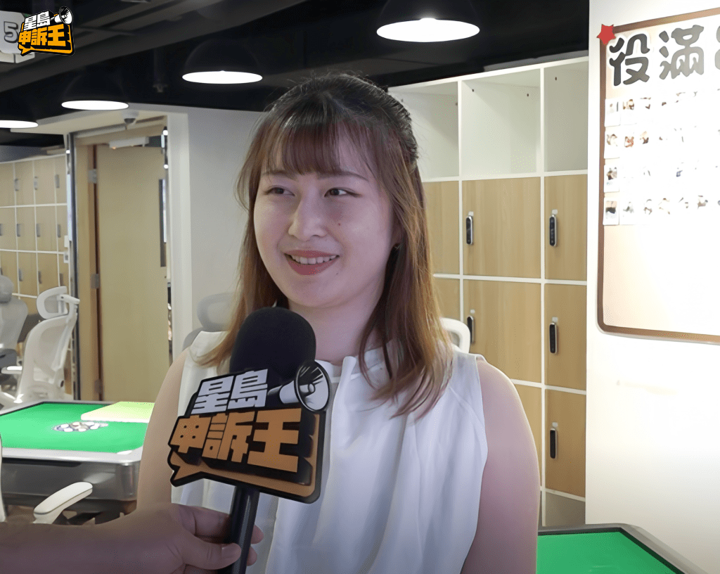阿桃表示，與大學同學一齊打麻將都是衛生麻將。