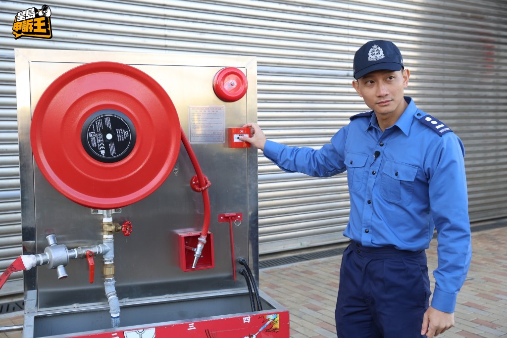 莊健龍解釋喉轆被指沒有水出，莊健龍解釋類似情況，可能是市民因為未有徹底按動火警鐘。