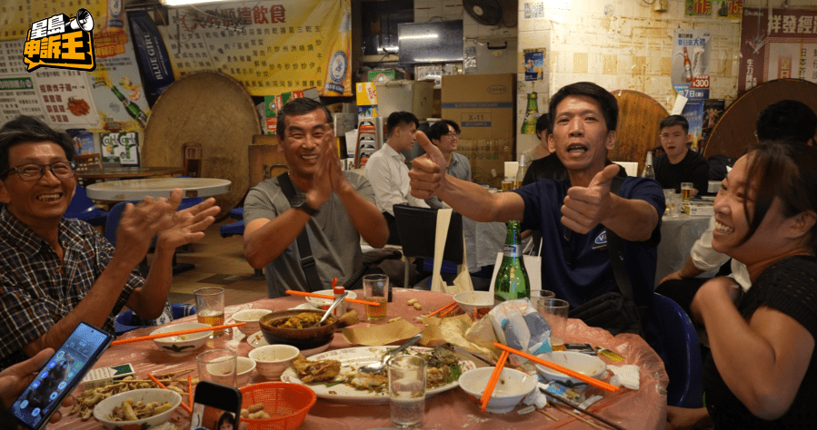 明哥表示,從沒想過食客對他的歌藝如此受落。 明哥表示,從沒想過食客對他的歌藝如此受落。