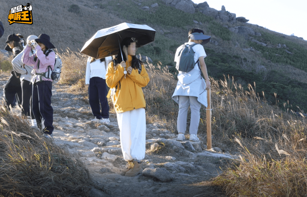 現場發現有少數遊客不太注重文明行為，例如有位小姐在場內將芒草摘下當拍攝道具。