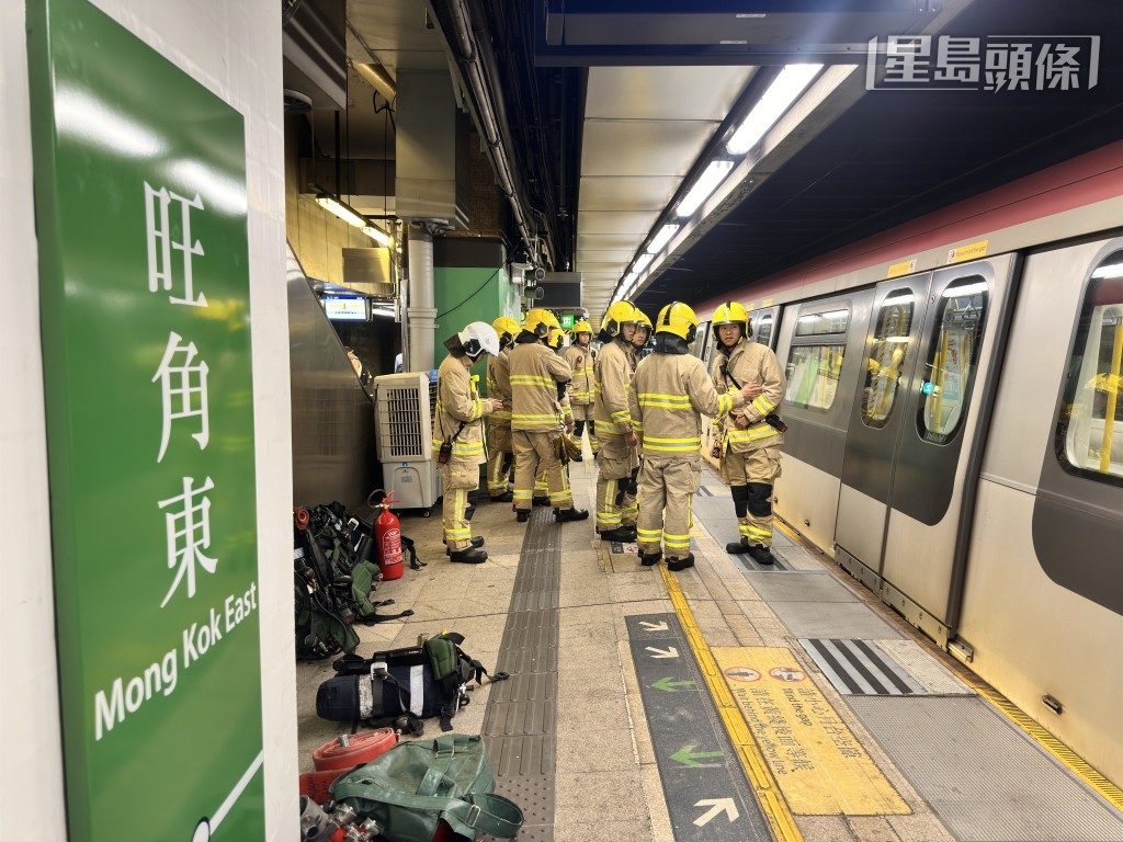 消防員到場未發現火警，毋須灌救。梁國峰攝