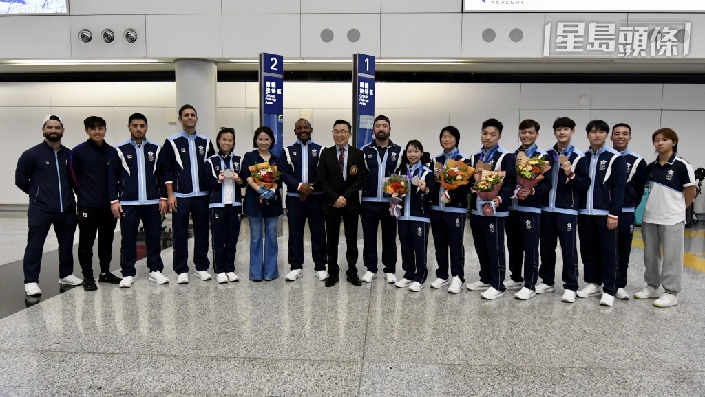 香港空手道隊今屆在名古屋亞運表現出色,合共取得兩銀三銅共五面獎牌,創下歷屆亞運最佳成績。楊駿堯攝 香港空手道隊今屆在名古屋亞運表現出色,合共取得兩銀三銅共五面獎牌,創下歷屆亞運最佳成績。楊駿堯攝