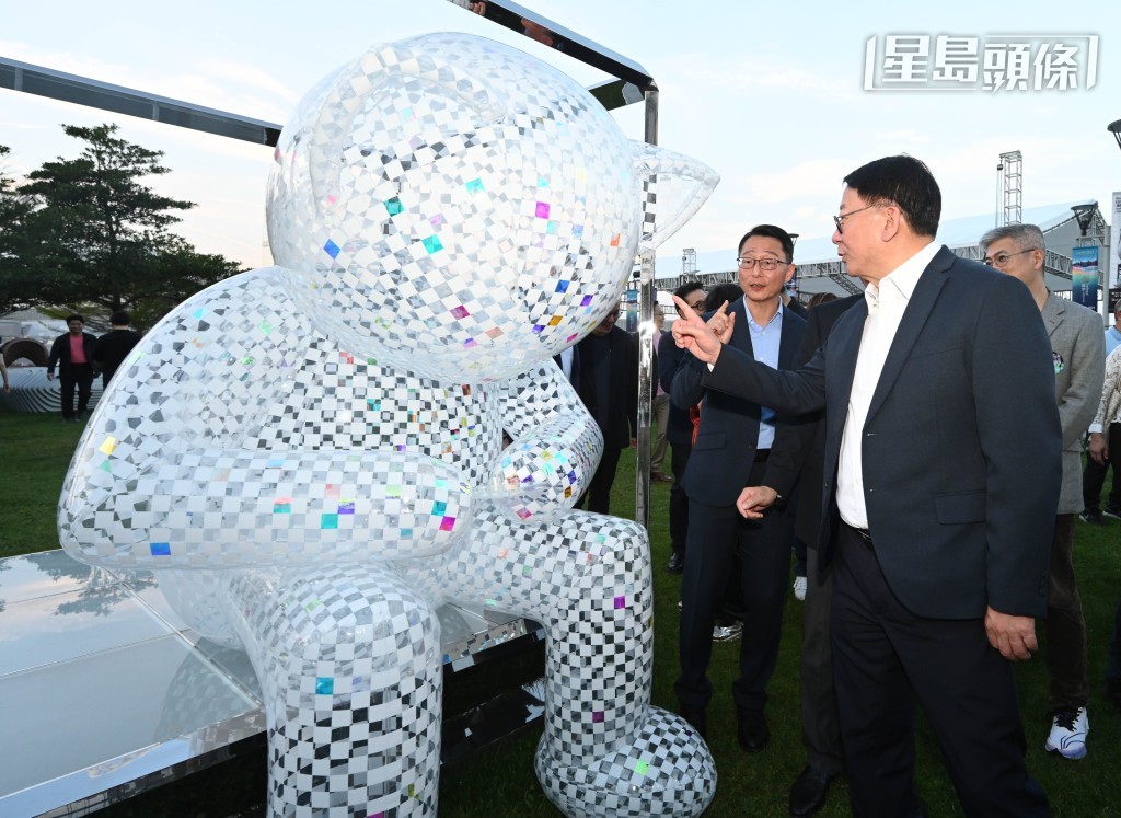 政務司司長陳國基今日出席「藝術@維港2024」開幕典禮。
