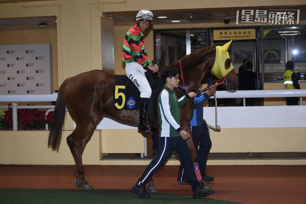 第三場「正將」(圖) 馬主是「將」系馬主掌舵人張舜清。