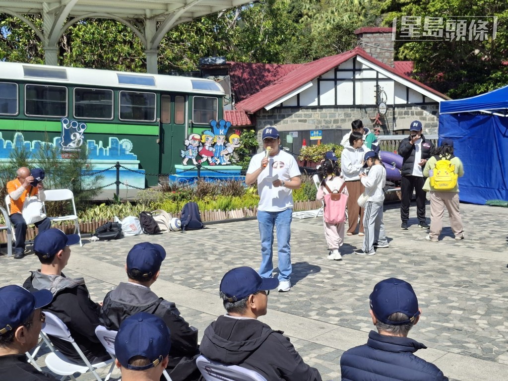 「创宝驹」马主之一杨存州，早前参与鲍思高慈善步行活动。