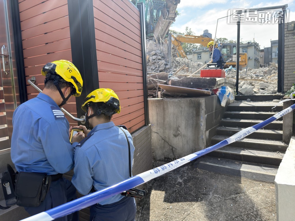 現場被圍封。 現場被圍封。