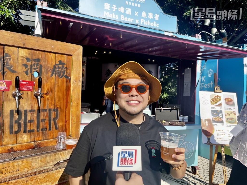 參展商阿波指出,西九文化區環境優美、配套完善。 參展商阿波指出,西九文化區環境優美、配套完善。
