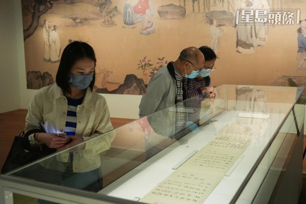 「香港賽馬會呈獻系列:故事新說——故宮博物院藏明代人物畫名品」今日(13日)至6月2日展出。吳艷玲攝 「香港賽馬會呈獻系列:故事新說——故宮博物院藏明代人物畫名品」今日(13日)至6月2日展出。吳艷玲攝