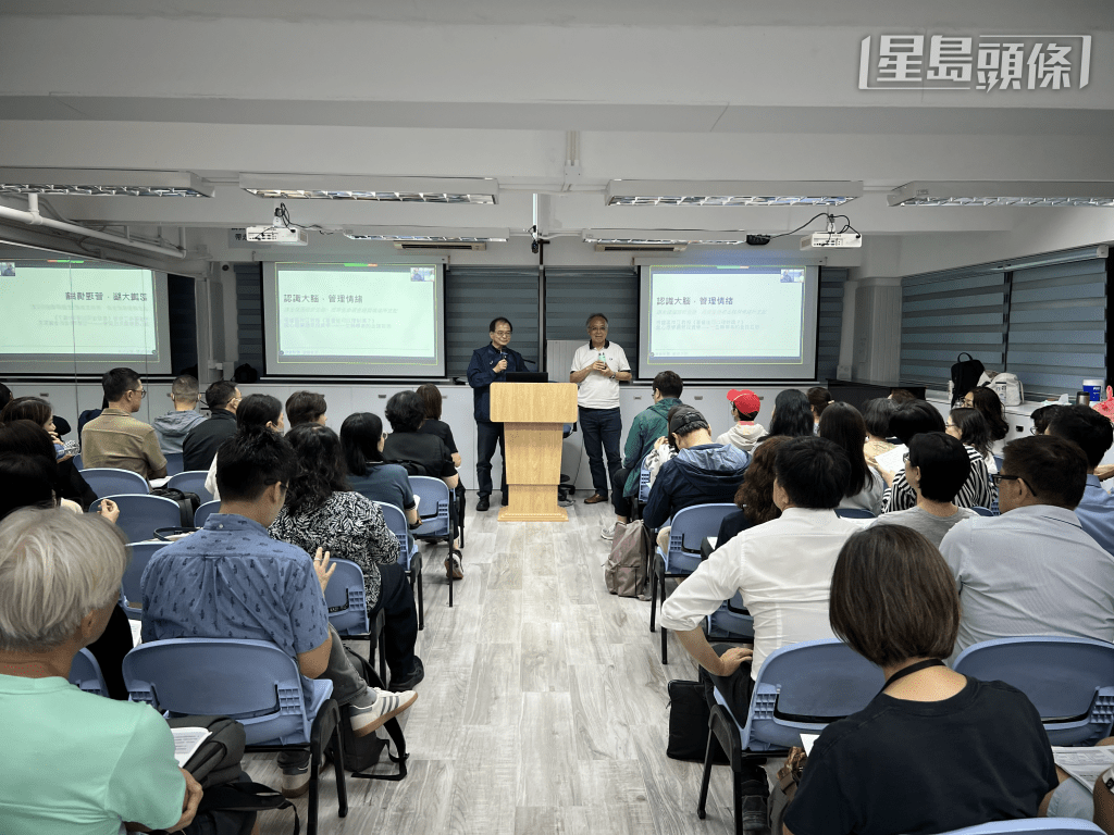 林本利(左)與區祥江對談,由大腦結構到行為經濟學,折解如何改善投資表現。 林本利(左)與區祥江對談,由大腦結構到行為經濟學,折解如何改善投資表現。
