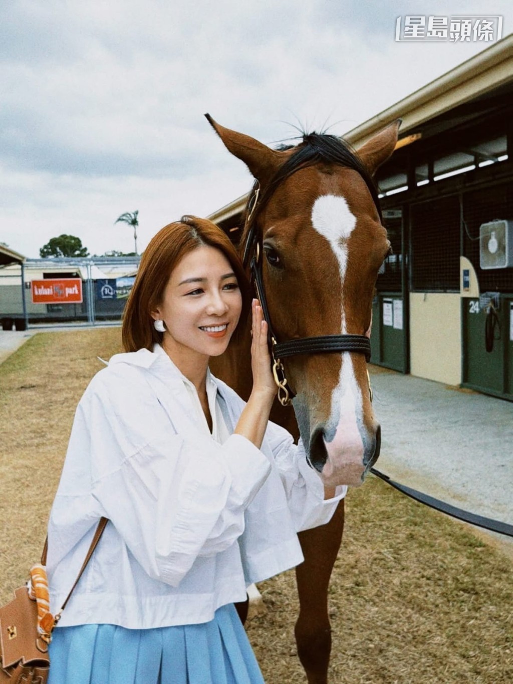  黄婉曼表示，希望能在拍卖会挑选适合在香港竞赛的周岁马或赛驹。相片提供：黄婉曼