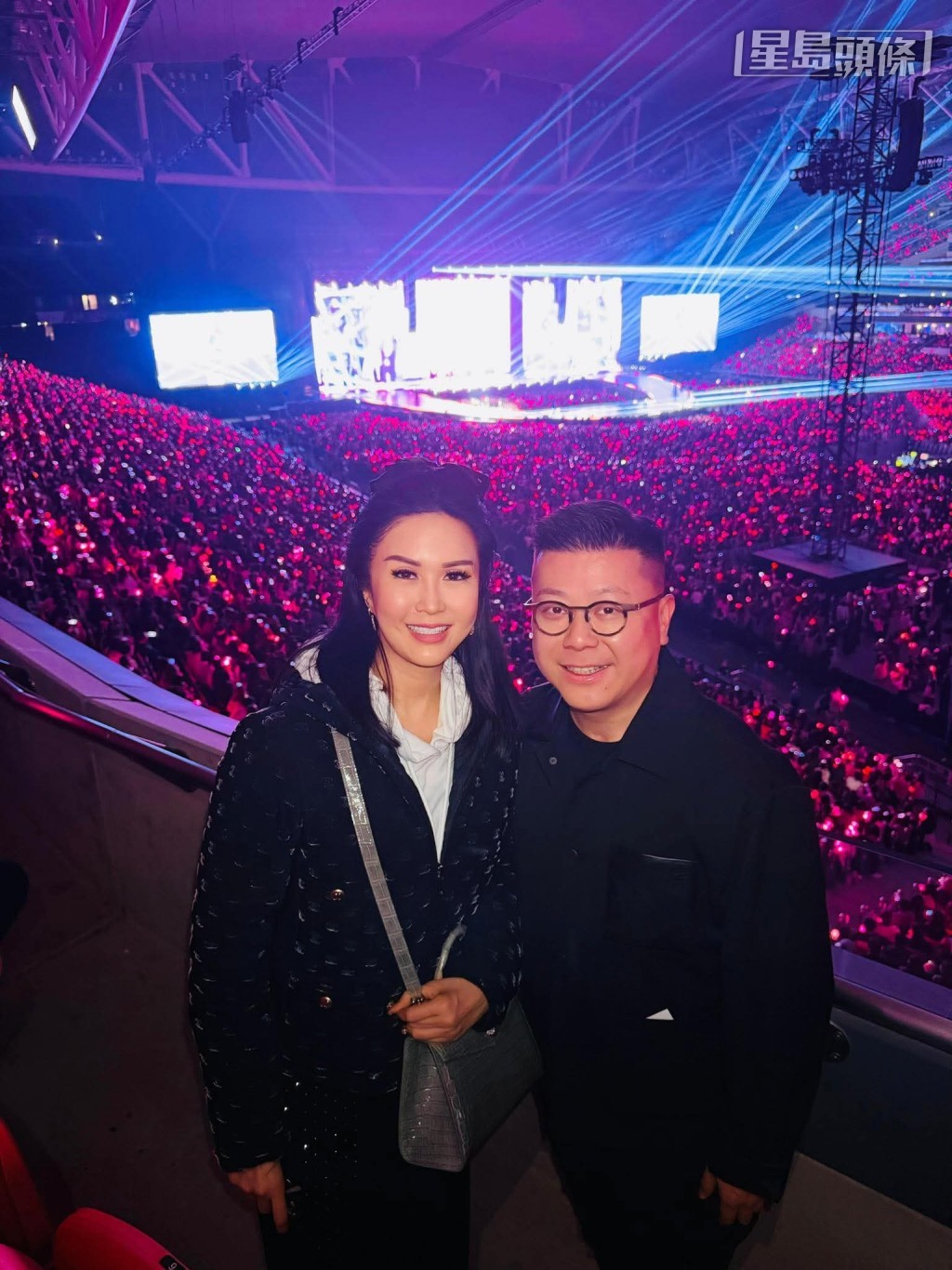 「勇敢」系馬主林建康和其太太林黃寧艷（Lianne），他們表示BLACKPINK這場演出真是精彩絕倫。