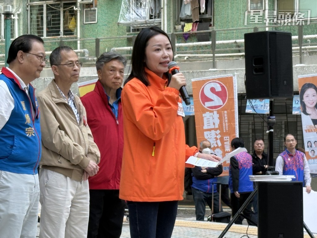 植潔鈴發言時一度感動落淚。