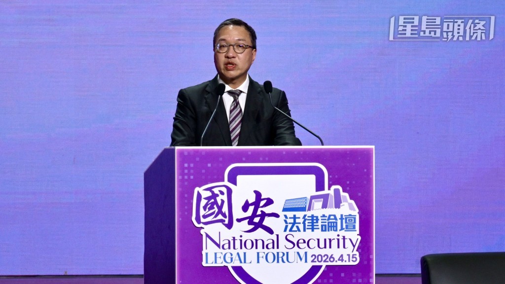 林定國將國家安全比喻為「空氣和陽光」，指它們是生存不可或缺的元素。