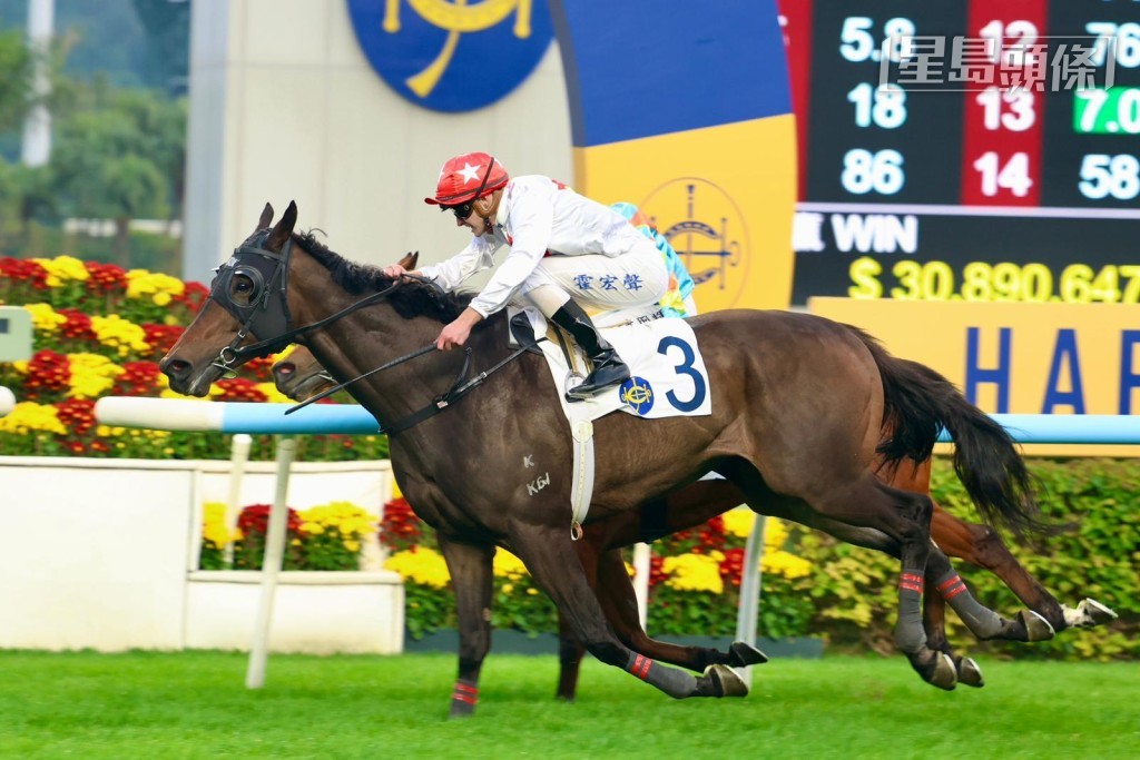 田泰安表示「韦金主」(图) 仍在进步中,届时可望收复失地,顺利赢回一场头马。 田泰安表示「韦金主」(图) 仍在进步中,届时可望收复失地,顺利赢回一场头马。