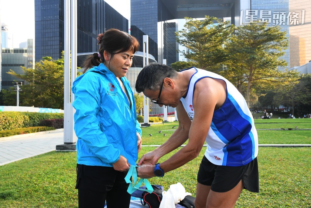 諸小英向記者表示，過去自己並不熱衷體育運動。