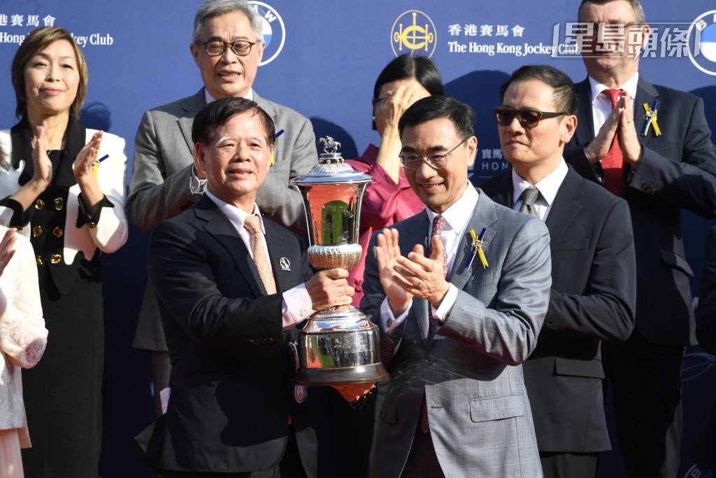 陳金雄名下的愛爾蘭打吡亞軍「大天王」（圖）亦交由沈集成訓練。
