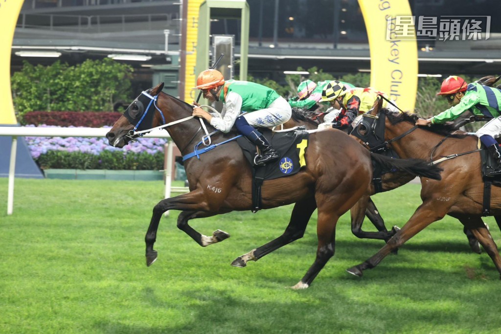 剛周三谷草賽事，頭場由方廄的「有情有義」配莫雷拉贏出。