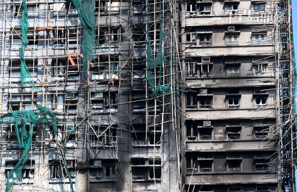 大埔宏福苑大火發生距今已有一個多月。資料圖片