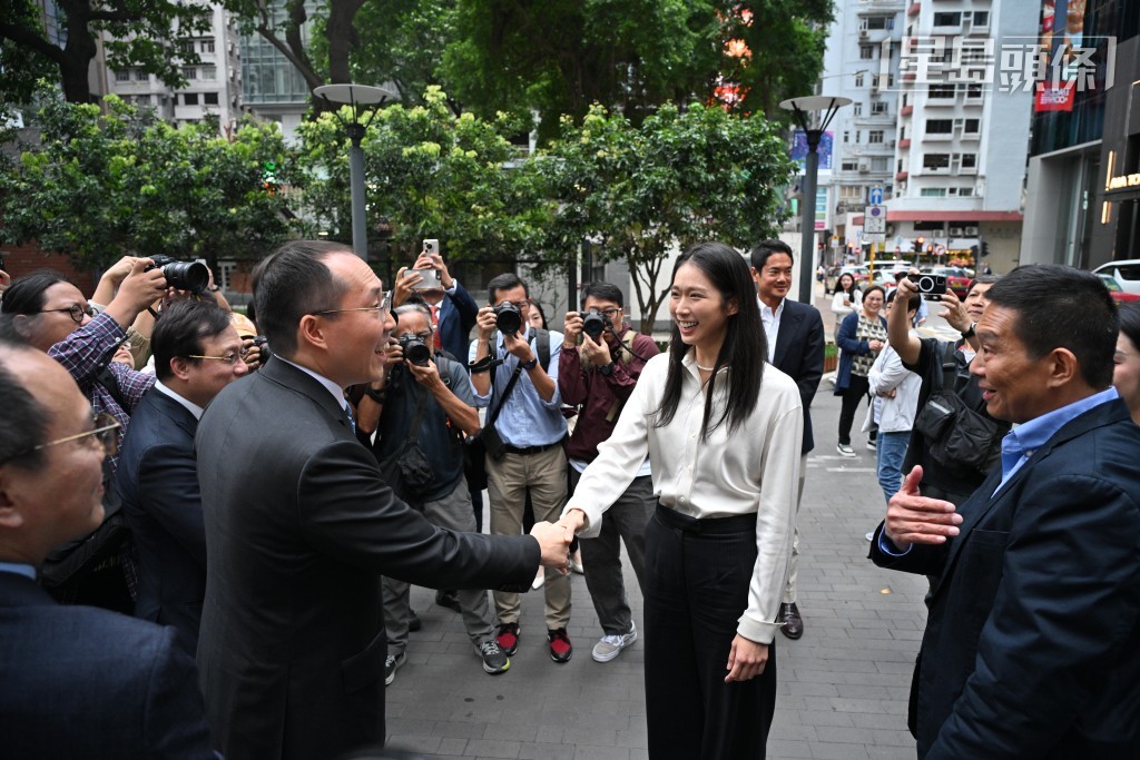 江旻憓競逐旅遊界功能界別議席。蘇正謙攝