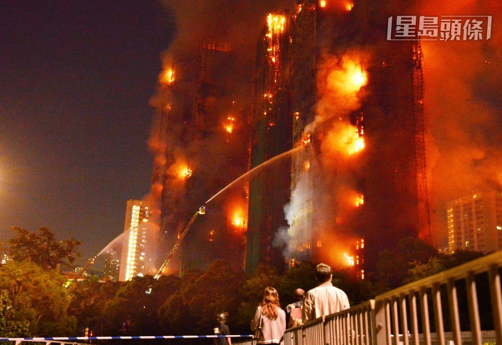 大埔宏福苑發生五級火災。資料圖片